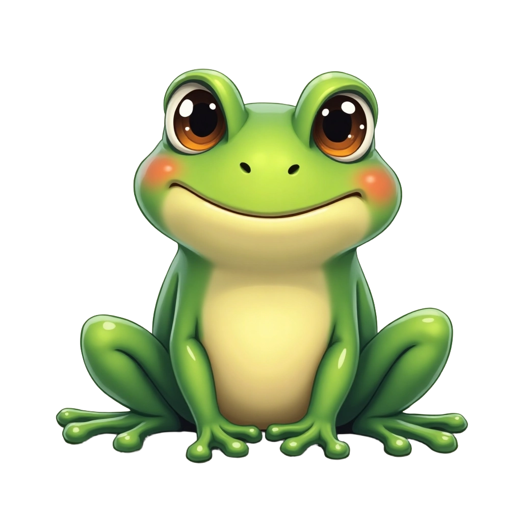 Cute Frog Illustration